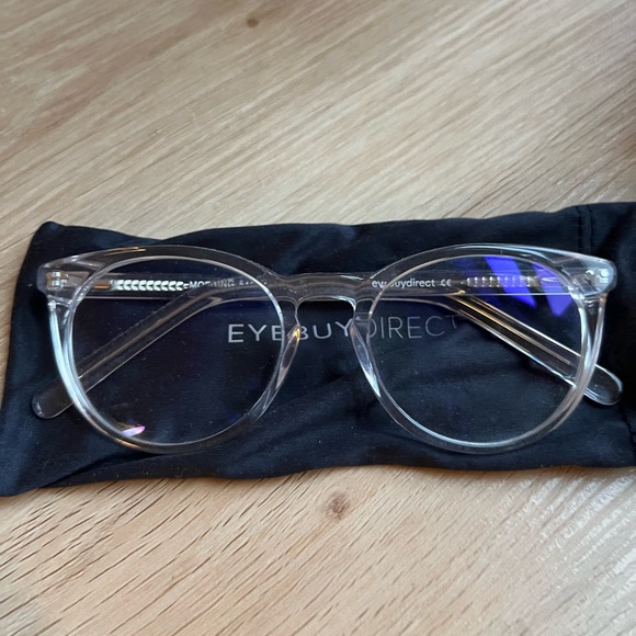 Eyebuy Direct clear acetate blue light glasses - Picture 2 of 2